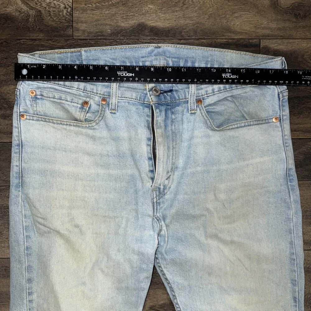 Levi's 510 Light-Wash Straight Leg Regular Fit Denim Jeans Men's Size 34x30